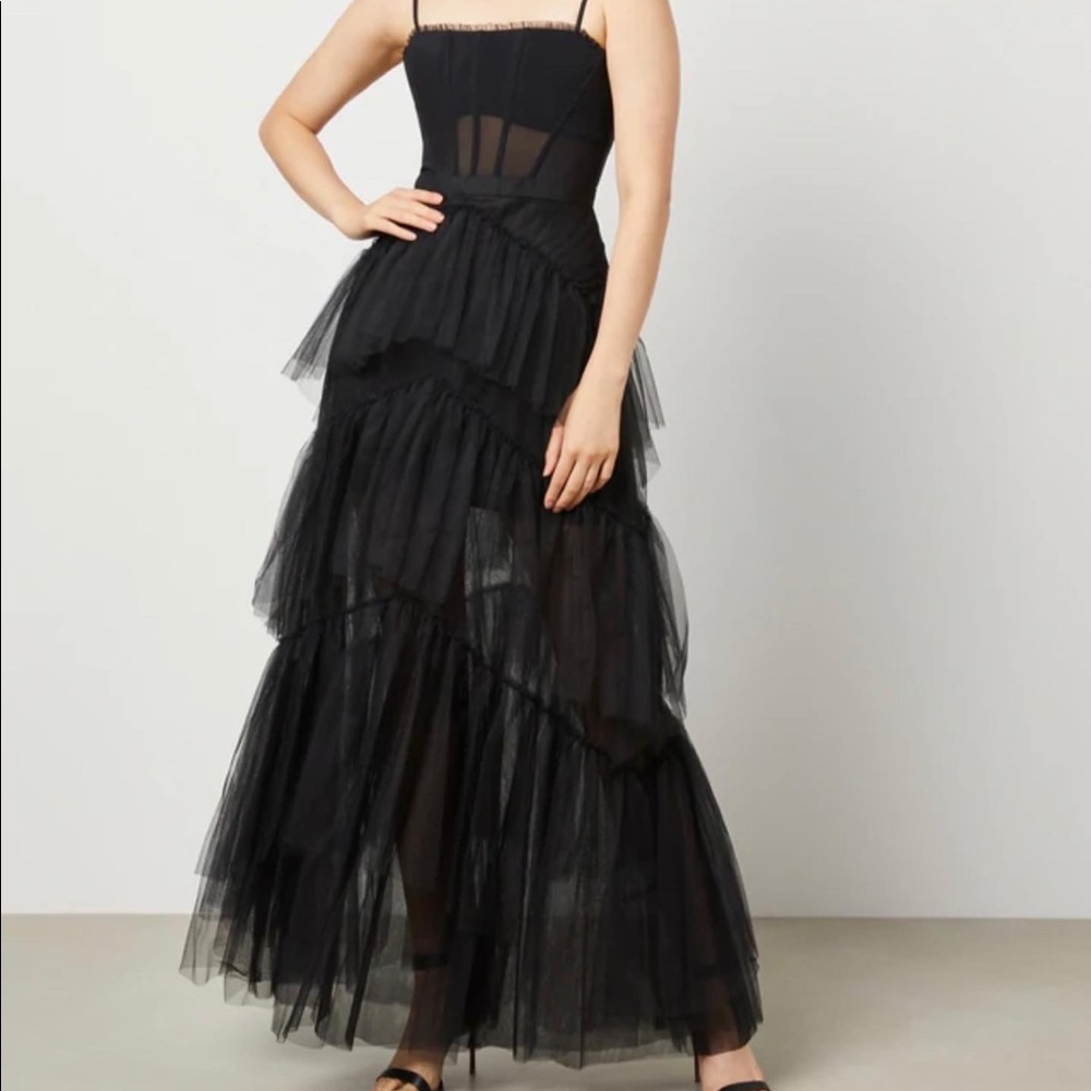 BCBG gown
